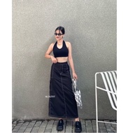 HL CARGO LIST SKIRT | ROK CARGO LIST BANYAK WARNA(REALPICT)