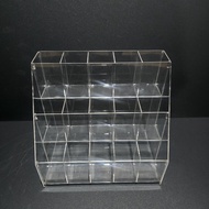 ACRYLIC 3-Tier Pen Rack Box - ballpoint Pen Rack 3-Tier Multipurpose ACRYLIC Rack