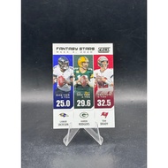 **Lamar Jackson Aaron Rodgers Tom Brady-2021 Panini Score-FS4 "Fantasy Stars"**