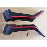 Myvi New 2018-2020 Rear Diffuser Red Lining/ Chrome Lining