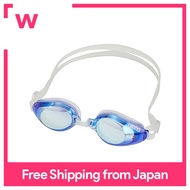 Arena Swimming Goggles CLEARLY (Mirror Processing) Premium Anti-fog Cushion Type Anti-glare AGL-550MPA YBU (Yellow x Blue) Free Size