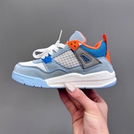 NK 4 Generation Trendy Shoes Retro Mid-help Casual Children's Shoes Basketball Shoes