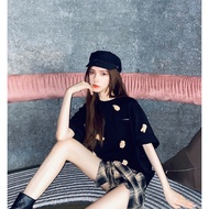 [Official Website Ready Stock] 13DE MARZO Cute Loose Half-Sleeve Full Body Bear T-Shirt All-Match Ro