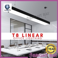 T8 LED Linear Light Kalimantang Casing Long Lamp Long Lamp LED SET T8 Fitting LED Office Light Hanging Ceiling