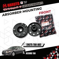 HARUTO GENUINE ABSORBER MOUNTING FRONT HONDA ACCORD TAO (51675-TAO-A02)