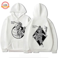 Thick unisex men's hoodie with loose form made of cotton felt with hood - an Cuong Garment Factory H