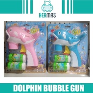 Electric Bubble Gun Dolphin Bubble Gun Kids Blowing Bubble Toys Children's Water Gun