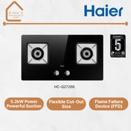 HAIER Gas Hob HC-Q27266 | HC-Q27216 | HC-Q28296B | 5.2kW Power Powerful Suction | Flame Failure Devi