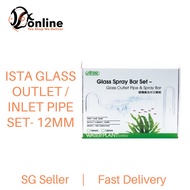 ISTA GLASS OUTFLOW &amp; INFLOW LILY PIPE - 12mm