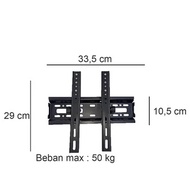 Fahrenheit - TV BRACKET 14 to 80 inch maximum load 50 kg TV BRACKET