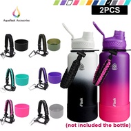 Aquaflask Accessories Silicone Boot and Paracord Set for Aquaflask Tumbler Limited Edition Original Aquaflask (22oz/32/40oz) Dream Collection Aqua Flask Accessories Paracord Handle for Aquaflask Wide Mouth Bottles with Silicon Boot Aquaflask Rubber Cover