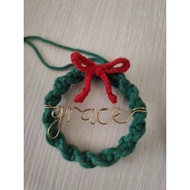 [SG]Customised Macrame Christmas Wreaths Gift | ideas| colleague| friends| customised