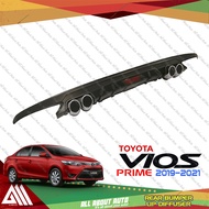 Toyota Vios 2019-2024 4th Gen Rear Bumper Lip Diffuser (Matte Black)