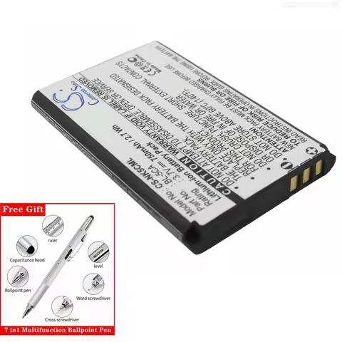 Battery BL-5C for Nokia C2-02, C2-03, C2-07,2700,2730,1100,1101,1110,1255,1600,2118,2270,2280,2285,2