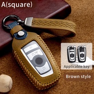 Leather TPU Car Smart Key Fob Case Cover Bag For Bmw F20 F30 G20 f31 F34 F10 G30 F11 X3 F25 X4 I3 M3 M4 1 3 5 Series Remote Holder Shell Keychain Styling