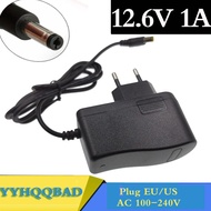 12.6V 1A 18650 Lithium Battery Charger 12V 1A Screwdriver Portable Wall Charger DC 5.5 x 2.1 MM