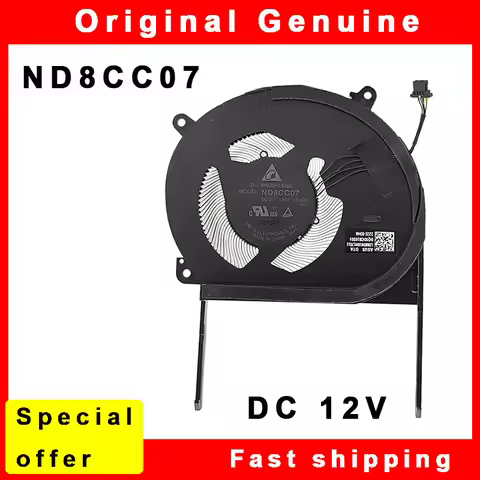 New Original Laptop CPU Cooling Fan For ASUS Zenbook Pro 16X OLED UX7602Z UX7602ZM ND8CC07-21J03 13N