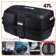 GSB Box 47L Box Motor Kappa Box GIVI Box lc135 Bakul Motor Extra Trunk Waterproof With Universal Plate Rack Safety