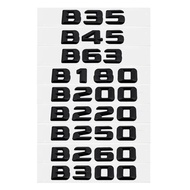 3D ABS Car Rear Trunk Letter Sticker for Mercedes Benz B Class B35 B45 B63 B180 B200 B220 B250 B260 