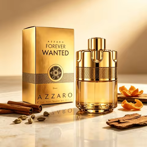 Azzaro Continues to Pursue a Neutral Fragrance. The 100ml Perfume Features a Luxurious Golden Bottle
