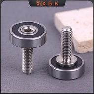 X.B.K 1/2Pcs OD 26mm Screw Roller Bearings With Stainelss Steel M8 Thread JS600026-8C2L25M8 Door Win