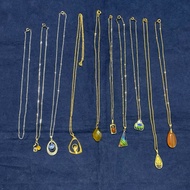 Liquidation of 2nd pass, selected from Japan, fashion alloy necklace, unique style, vintage y2k femi