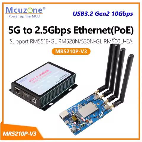 MR5210P V3, 5G to 2.5Gbps Ethernet(PoE),4-layers，support RM551E-GL,RM500U-EA,RM530N-GL,RM520N-GL,RM5