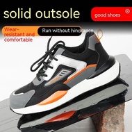 Size 36-46 Safety Shoes Steel Toe Shoes Hiking Shoes Men's Shoes Steel Toe-toe Soft Sole Lightweight Summer Breathable Work Shoes Anti-smashing Anti-puncture Welder Shoes Spark-pro