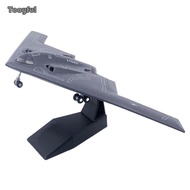 [Tooyful] Metal B2 Fighter Jet Model Aircraft Diecast Aircraft Collectible Model with Alloy Stand fo