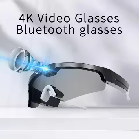 4K Mini HD Glasses Camera, Mini Sports Glasses Camera, Bicycle Recorder, Polarized Sunglasses, Bluet