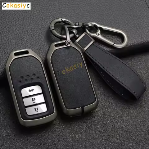 Zinc Alloy Cover Remote Key Case For Honda 2017 2018 19CRV Pilot Accord Civic Jazz Jade Fit HR-V Fre