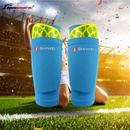 x 1 Pair Soccer Football Shin Guards Pad Protective Socks FF233