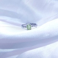 心忱-橄欖石戒指/可調整式戒圍