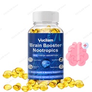 Nootropics Brain Support Supplement for Mental Clarity, Cognitive Brain, Mood, Immunity Health