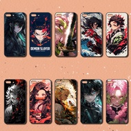 Fashionable soft black phone case for OPPO F1s F1 Plus F3 F5 F7 F9 F11 F15 Pro Demon Slayer Cover