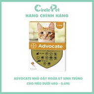 Small Cat's Neck Advocate Spot- On For Cat Prevents Parasites Safe For Cats