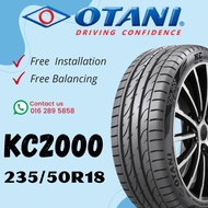 2355018  235 50 18 235/50R18 235-50-18 OTANI KC2000 Car Tyre Tire TYRE THAILAND (FREE INSTALLATION)