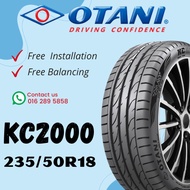 2355018  235 50 18 235/50R18 235-50-18 OTANI KC2000 Car Tyre Tire TYRE THAILAND (FREE INSTALLATION)