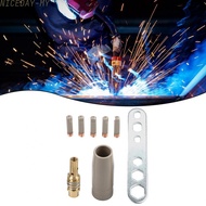 #NICEDAY-For MIG Welding Accessories for 15AK Torch 8PCS Copper Tips Nozzle Holder Wrench