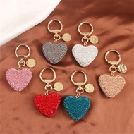 Handbag Gift Keychain Couple Women Car Pendant Rhinestone Full Heart