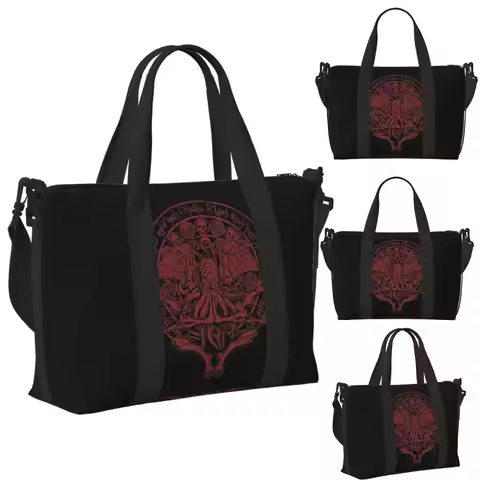 Custom The Idol - Cthulhu Red Variant Beach Travel Bag Large Capacity Tote Bags for Gym Sport Women 