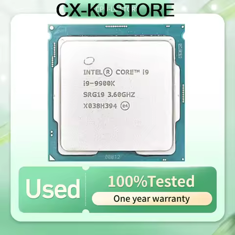 Intel Used Core i9-9900K i9 9900K Eight-Core Sixteen-Thread 3.6Ghz 95W L3/16M LGA 1151 Desktop CPU S