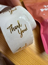 thank you貼紙