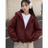 Unisex Plain Zipper Hoodie Jacket for Men and Women Premium Quality B3