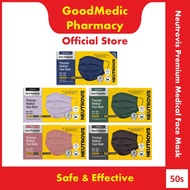 Neutrovis Premium 4-Ply Medical Face Mask 50s (Denim Blue/Feather Iris/Hunter Green/Merlot/Premium B