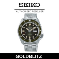 SEIKO 5 Sports SRPD75K1 Suits Style Vintage Green Mechanical Automatic Mesh Watch