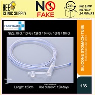 Full Silicone Sterile Ryle's Stomach Tube Nasogastric Feeding Ryles Ryle 8/12/14/16/18 Fr Tiub Makan