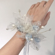 Mori Series Super Fairy Wedding Bride Wrist Flower Corsage Bridesmaid Group Hand Garland Small Fresh