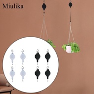 Miulika 4 Pieces Flower Basket Hanging Pulley Plant Carrier Multifunctional Vegetable Hook Pulley fo