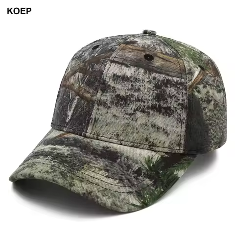 KOEP Outdoor Fishing Caps Jungle Bottomland Camouflage Baseball Cap Hunting Hat Cotton Dad Snapback 